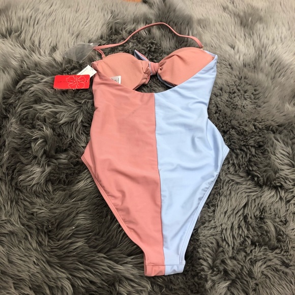 Gossip | Women's One Piece Colour Block Swim Suit | Dual Colour | Medium - Picture 2 of 2